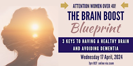 Brain Boost Blueprint - 3 keys to a healthy brain & avoiding dementia