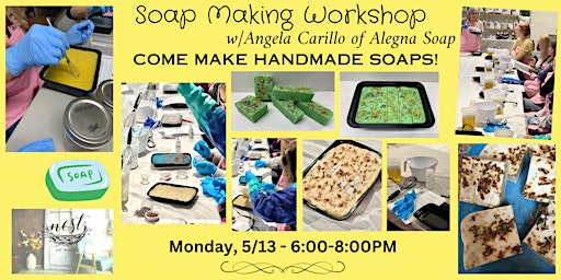 Imagen principal de Soap Making Workshop with Angela of Alegna Soap