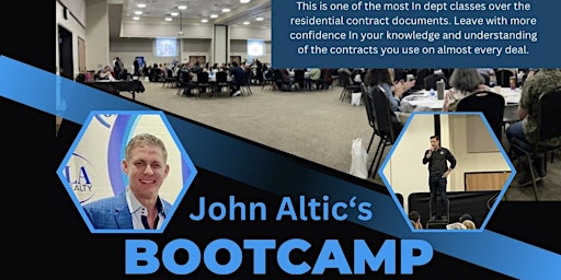 John Altic's Boot Camp for Real Estate Agents primary image