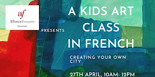 Kids Art Class in French primary image