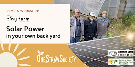 Solar Power in your own Back Yard!