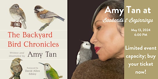 Imagem principal do evento Amy Tan at Bookends & Beginnings