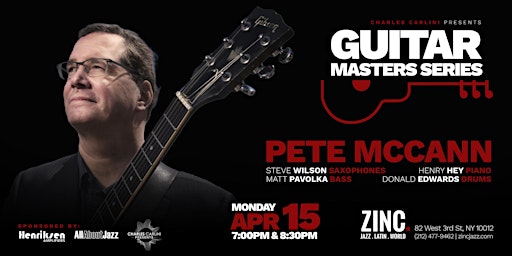 Imagem principal do evento Guitar Masters Series: Pete McCann