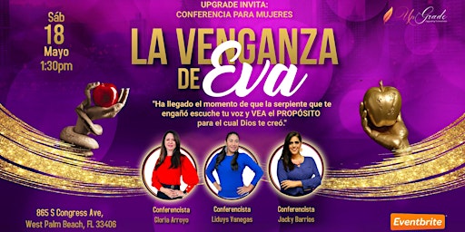 Imagem principal de Conferencia para Mujeres: La Venganza de Eva