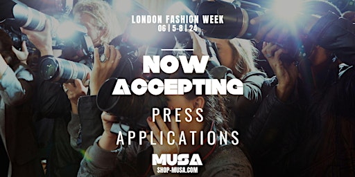 London Fashion Week Press Application  Inquiry (Photographers Wanted)  primärbild