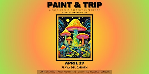 Imagem principal do evento Paint & Trip | Playa Del Carmen