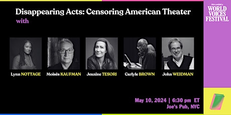 Disappearing Acts: Censoring American Theater