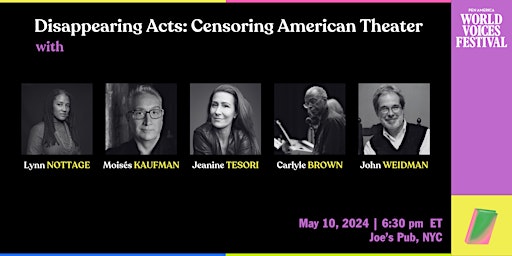 Image principale de Disappearing Acts: Censoring American Theater