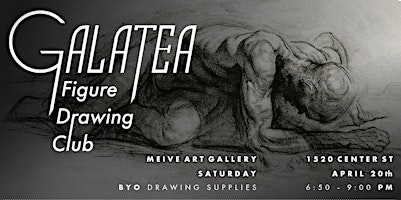 GALATEA : Figure Drawing (RSVP here, PAY @ door. $25 Venmo or $20 CASH) primary image