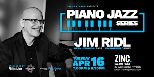 Immagine principale di Piano Jazz  Series: Jim Ridl 