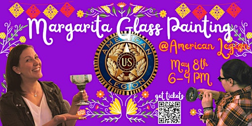 Primaire afbeelding van Margarita Glass Painting at American Legion
