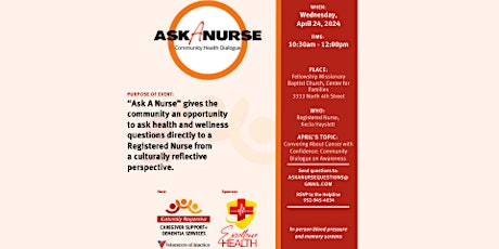 Ask A Nurse-Community Health Dialogue