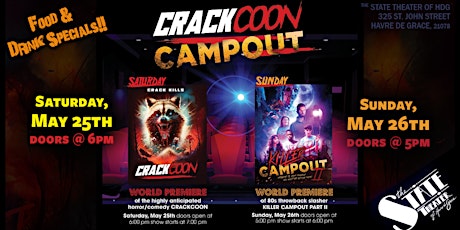 CRACKOON CAMPOUT - A 2-Part Horror Comedy Event