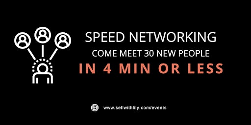 Hauptbild für Business Professionals Speed Networking!  Meet awesome people in 4 minutes or less!