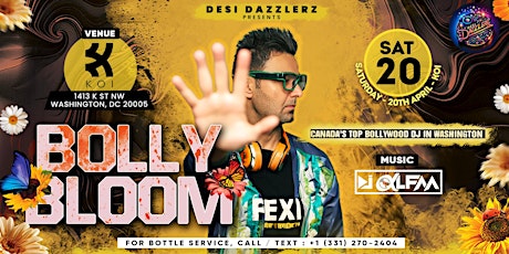 Bollywood Bloom - Bollywood Spring Fling Party with DJ Alfaa from Toronto