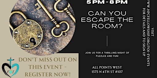 Hauptbild für Friends of Internationals: Can You Escape The Room?