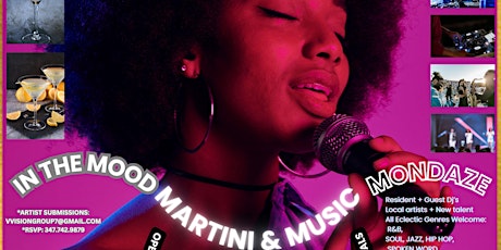 "IN THE MOOD" - MUSIC & MARTINI MONDAYS