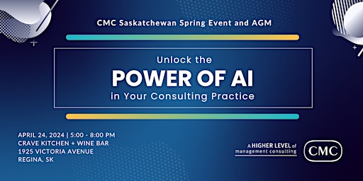 CMC Saskatchewan Spring Event and AGM primary image