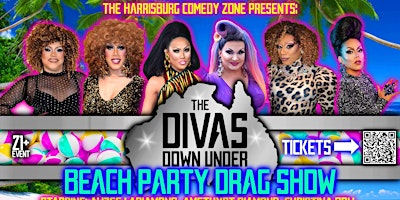 Primaire afbeelding van The Divas Down Under Beach Party Drag Show