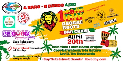 Imagen principal de 1 Love Day Bar Crawl (stoplight party)- Huntington Beach, CA