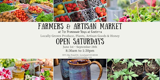Farmers and Artisan Market at The Promenade Shops at Centerra - 6/1 - 9/28 primary image