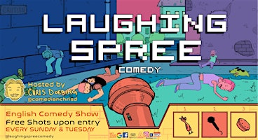Primaire afbeelding van Laughing Spree: English Comedy on a BOAT (FREE SHOTS) 12.05.