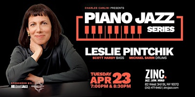 Imagem principal do evento Piano Jazz  Series: Leslie Pintchik