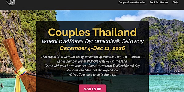 Couples Thailand: Couples Retreat