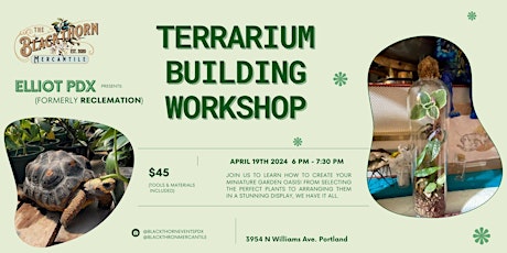 Terrarium Building Workshop