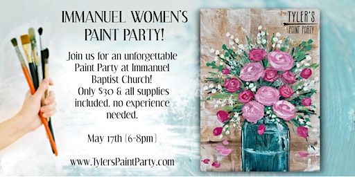 Image principale de Immanuel Women’s Paint Party!