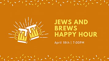 Primaire afbeelding van Jews and Brews young adult happy hour