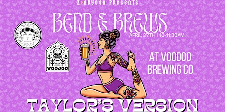 Bend & Brews Taylor’s Version: Brewery Yoga at Voodoo Brewing Co.