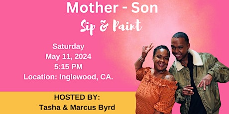 Mother's Day Mother - Son Sip & Paint