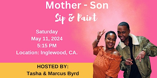 Mother's Day Mother - Son Sip & Paint primary image