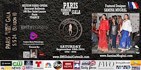 PARIS Fashion Week GALA (S/S 25) – Saturday September 28th, 2024