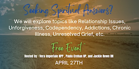 Seeking Spiritual Answers Event primary image
