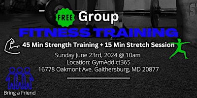 Gym Addict 365 FREE Group Fitness Training primary image