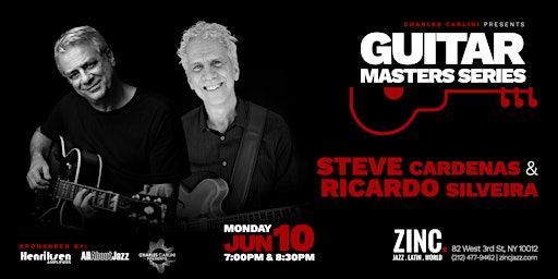 Imagem principal do evento Guitar Masters Series: Steve Cardenas & Ricardo Silveira