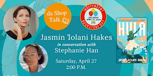 Imagem principal do evento Author Talk: Jasmin 'Iolani Hakes ~ HULA, a novel