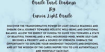 Primaire afbeelding van Oracle Tarot Readings By: Eunoia Light Oracle