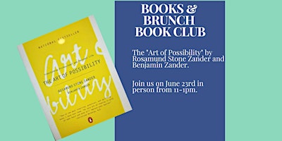 Image principale de Books and Brunch Book Club: The Art of Possibility