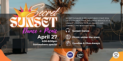 Primaire afbeelding van Secret Sunset Dance & Picnic *SS Relaunch Event*
