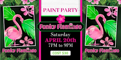Funky Flamingo Paint Party