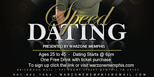 Image principale de Speed Dating Event by Warzone Memphis