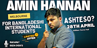 Amin Hannan in Melbourne (for Bangladeshi International Students) primary image