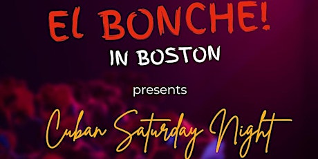 El Bonche in Boston - April!