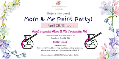 Imagem principal do evento Mom & Me Paint Party - Bradford