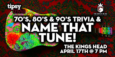 Imagen principal de Calgary: The Kings Head - 70's, 80's & 90's Trivia & NTT - Mar 17, 7pm