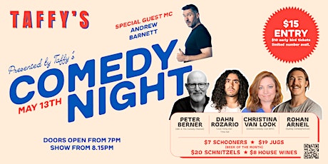 Comedy Night @ Taffy's Bar (May)