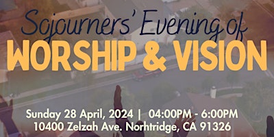 Imagem principal do evento Sojourners Evening of Worship and Vision